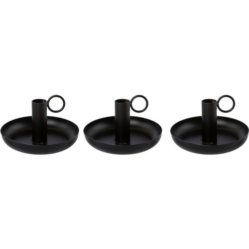 4064118178576 - Kerzenhalter ANDAS Stabkerzenhalter Engla schwarz H6cm Ø13cm Metall Kerzenhalter aus Metall mit dekorativem Henkel 4064118178576 - Kerzenhalter ANDAS Stabkerzenhalter Engla schwarz H6cm Ø13cm Metall Kerzenhalter aus Metall mit dekorativem Henkel