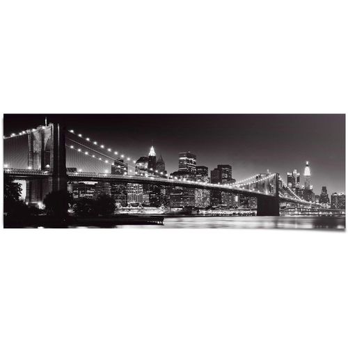 8714597575828 - Poster REINDERS New York Brooklyn Bridge schwarz (farbe bild(er) schwarz) B158cm H53cm Papier Bilder 8714597575828 - Poster REINDERS New York Brooklyn Bridge schwarz (farbe bild(er) schwarz) B158cm H53cm Papier Bilder