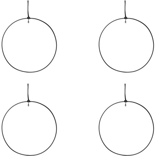 4064118112730 - Dekohänger CREATIV DECO schwarz Ø4000cm Metall Dekohänger mit hochwertigem Lederband 4064118112730 - Dekohänger CREATIV DECO schwarz Ø4000cm Metall Dekohänger mit hochwertigem Lederband