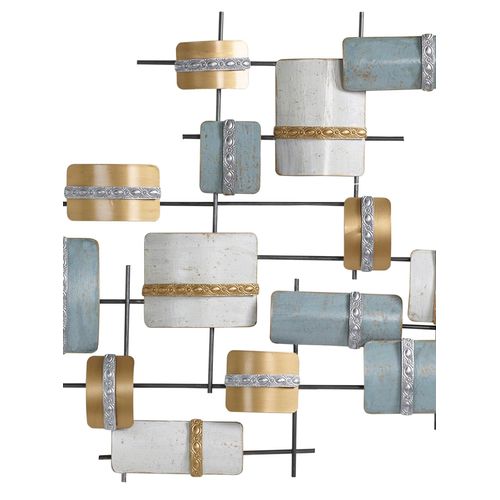 4895228802224 - Wanddekoobjekt HEINE HOME Wanddekoobjekte Gr B H T 121 cm x 77 cm x 7 cm blau (türkis) Wanddekoration Wanddeko