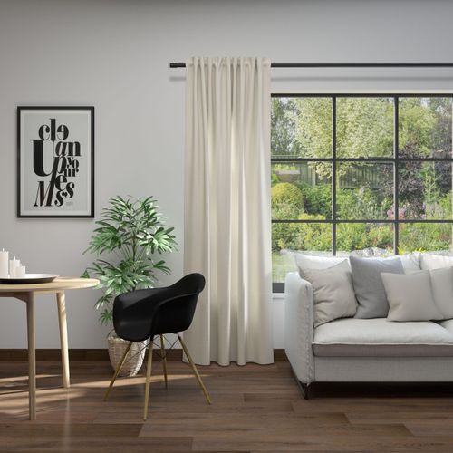 4006470440472 - Vorhang NEUTEX FOR YOU Linessa Gardinen Gr 245 cm verdeckte Schlaufen 137 cm beige Verdeckte Schlaufen Gardine HxB 245x137 Schal mit verdeckten