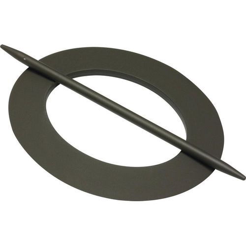 4003018196228 - Dekoklammer Dekoring Oval Kunststoff Gr 1 braun (dunkelbraun) 1 Stk Kunststoff Gardinenbefestigungen zum Drapieren