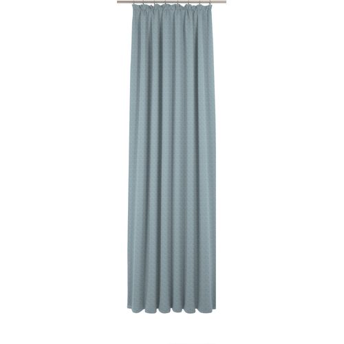 4004567440084 - Vorhang WIRTH Torbole blau Gardinen 265cm Kräuselband 132cm Baumwolle Polyester nach Maß B132cm H265cm 4004567440084 - Vorhang WIRTH Torbole blau Gardinen 265cm Kräuselband 132cm Baumwolle Polyester nach Maß B132cm H265cm