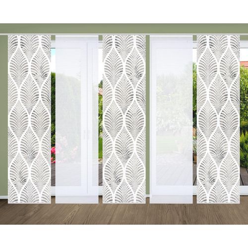 4056751443876 - Schiebegardine HOME IN GREEN VIDARO Gr 1 grau B60cm H245cm Polyester Gardinen SET DIGITALDRUCKBAMBUSOPTIK RECYCELT 4056751443876 - Schiebegardine HOME IN GREEN VIDARO Gr 1 grau B60cm H245cm Polyester Gardinen SET DIGITALDRUCKBAMBUSOPTIK RECYCELT