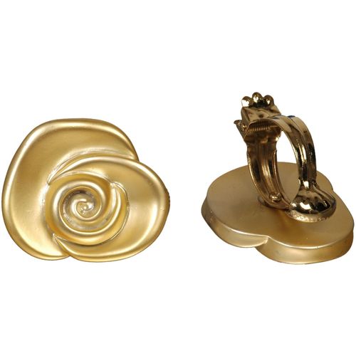 4016318289675 - Dekoklammer »Rose« Liedeco Gardinen Vorhänge (Packung 2-St) für Gardinen Vorhänge goldfarben 4016318289675 - Dekoklammer »Rose« Liedeco Gardinen Vorhänge (Packung 2-St) für Gardinen Vorhänge goldfarben