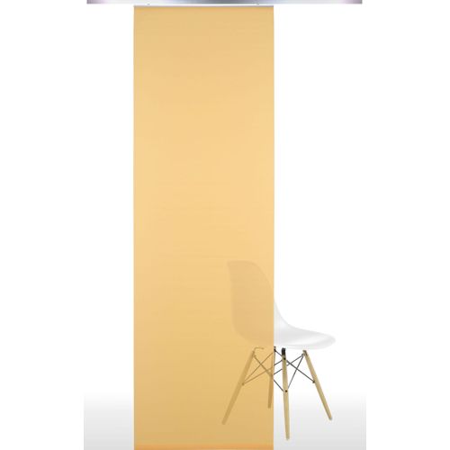 4016318029509 - Schiebegardine Gr 1 gelb B60cm H245cm Polyester Gardinen HxB 245x60 ohne Paneelwagen