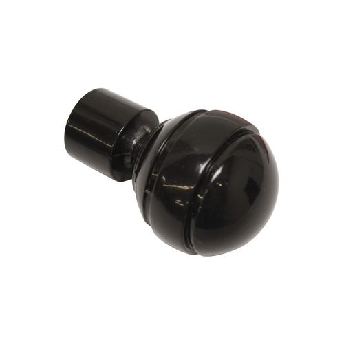 4003018272359 - Gardinenstangen-Endstück Kugel Gardinenstangenendstücke Gr 2 St schwarz Gardinenstangen-Endstücke Serie Einzelprogramm Chicago Ø 20 mm 4003018272359 - Gardinenstangen-Endstück Kugel Gardinenstangenendstücke Gr 2 St schwarz Gardinenstangen-Endstücke Serie Einzelprogramm Chicago Ø 20 mm