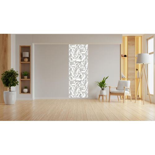 4067437121384 - Wandsticker QUEENCE Dinosaurier weiß B90cm H250cm Vinyl Wandtattoos DIY-Wandsticker zum Bemalen 4067437121384 - Wandsticker QUEENCE Dinosaurier weiß B90cm H250cm Vinyl Wandtattoos DIY-Wandsticker zum Bemalen