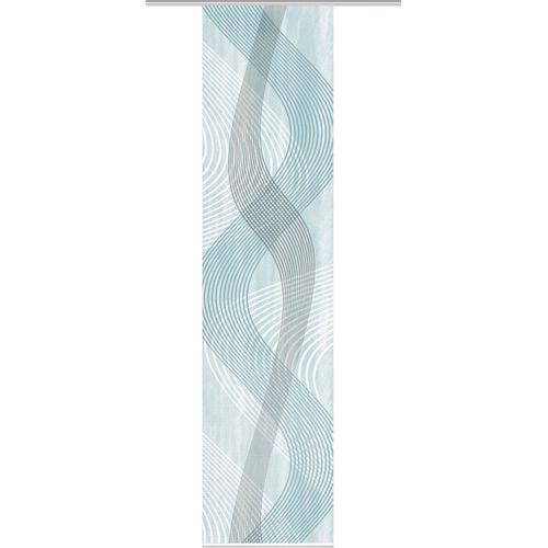 4056751337229 - Schiebegardine VISION S VALESI Gr 1 grün (mint) B60cm H260cm Polyester Gardinen HxB 260x60 Schiebevorhang Bambus-Optik Digitaldruck