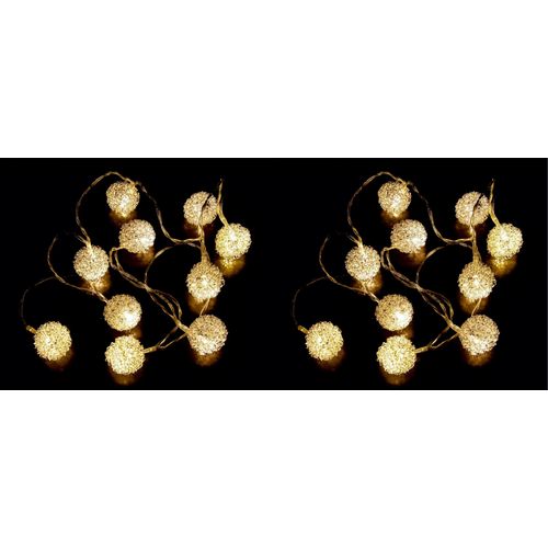 4019844749286 - Dekohänger IGEA LED-Kugelgirlande Gr H 140 cm silberfarben Weihnachtsdekoanhänger Dekohänger Hängedekoration 4019844749286 - Dekohänger IGEA LED-Kugelgirlande Gr H 140 cm silberfarben Weihnachtsdekoanhänger Dekohänger Hängedekoration