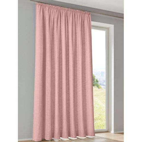 6930325799454 - Gardine HEINE HOME Gr 3 rosa (rose) B140cm H225cm Polyester Gardinen