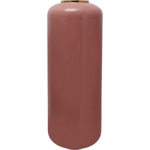 4063074443070 - Bodenvase KAYOOM Bodenvase Art Deco 205 Vasen Gr B H T 30 cm x 81 cm x 30 cm Ø 30 cm rosa (rosa goldfarben) Blumenvasen