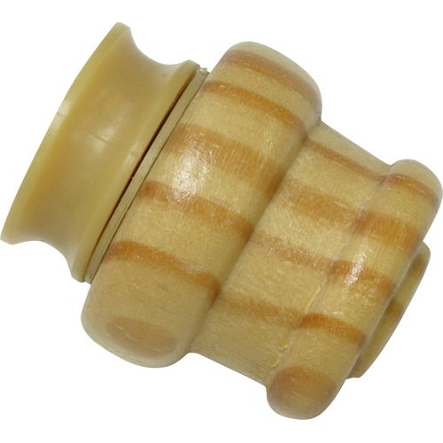 4003018024606 - Gardinenstangenhalter Träger für Vitragestangen Ø 11 mm Gr 1 beige (natur kiefer) L3cm Ø11cm Gardinenstangenhalterungen Serie Vitragestange Montana Ø 11 mm