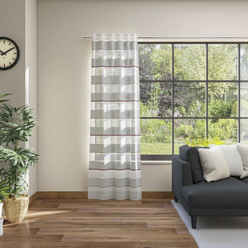 4006470491818 - Vorhang NEUTEX FOR YOU Leila Eco Gr 1 weiß (silberfarben rost weiß) B144cm H245cm Baumwolle Polyester Gardinen 4006470491818 - Vorhang NEUTEX FOR YOU Leila Eco Gr 1 weiß (silberfarben rost weiß) B144cm H245cm Baumwolle Polyester Gardinen