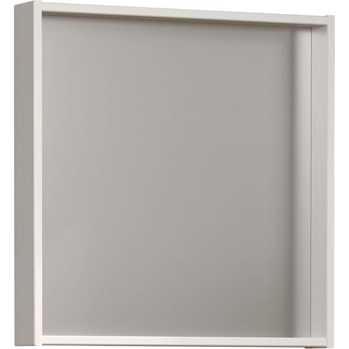 4260138276517 - Badspiegel WELLTIME Kall weiß B60cm H60cm T8cm FSC-zertifiziertes Massivholz Spiegel Spiegel mit Rahmen aus lackiertem Massivholz - Mit Floatglas 4260138276517 - Badspiegel WELLTIME Kall weiß B60cm H60cm T8cm FSC-zertifiziertes Massivholz Spiegel Spiegel mit Rahmen aus lackiertem Massivholz - Mit Floatglas