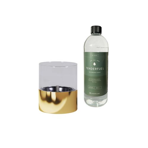 8721077910994 - Tischfeuer TENDERFLAME »Lilly 1« Geschenkset gold (goldfarben) B205cm H23cm L23cm Keramik Dekokamine Rauch- und rußfrei 8721077910994 - Tischfeuer TENDERFLAME »Lilly 1« Geschenkset gold (goldfarben) B205cm H23cm L23cm Keramik Dekokamine Rauch- und rußfrei