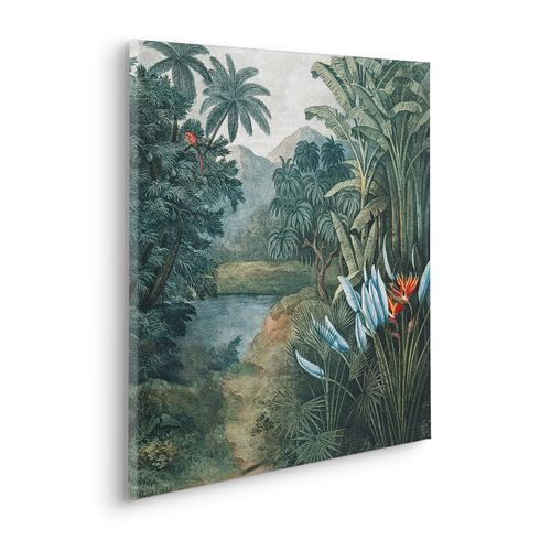 4055065031151 - Leinwandbild KOMAR Exotic Empire - Größe 60 x 60 cm bunt (farbe bild(er) bunt) B60cm Papier Holz Bilder Keilrahmenbild mi Echtholzrahmen