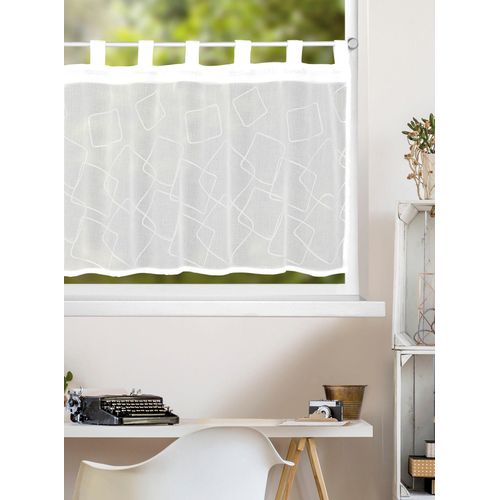 4005241864431 - Panneaux Cecilia Gr 1 weiß B140cm H50cm Polyester Gardinen Fertigschal