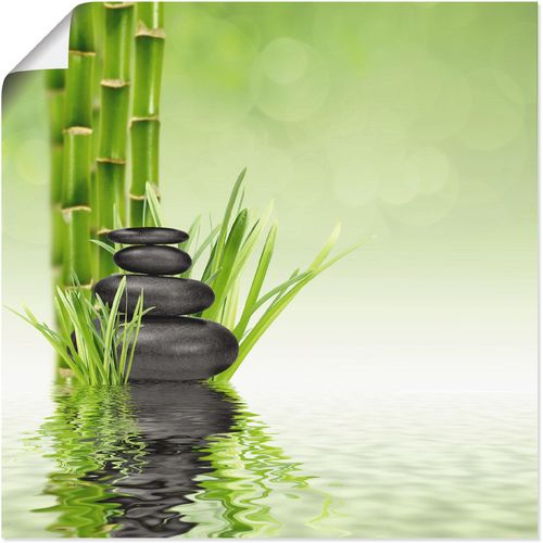 4062144003695 - Wandbild ARTLAND Spa Steine Bilder Gr B H 40 cm x 40 cm Poster Spa 1 St grün Bild Metallbild Metallbilder Bilder als Alubild Leinwandbild Wandaufkleber oder Poster in versch Größen 4062144003695 - Wandbild ARTLAND Spa Steine Bilder Gr B H 40 cm x 40 cm Poster Spa 1 St grün Bild Metallbild Metallbilder Bilder als Alubild Leinwandbild Wandaufkleber oder Poster in versch Größen