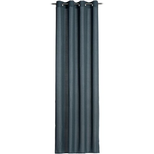 4021626067389 - Vorhang GÖZZE Linus Ösenschal Gardinen Gr 245 cm Ösen 140 cm blau Ösen Gardine HxB 245x140 Uni Panamagewebe