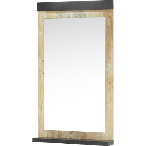 4067602872387 - Badspiegel HOME AFFAIRE SHERWOOD Spiegel im modernen Design braun (old style hell dekor) B55cm H95cm T10cm FSC-zertifizierter Holzwerkstoff Spiegel in 2 Farben verfügbar mit Ablageboden 4067602872387 - Badspiegel HOME AFFAIRE SHERWOOD Spiegel im modernen Design braun (old style hell dekor) B55cm H95cm T10cm FSC-zertifizierter Holzwerkstoff Spiegel in 2 Farben verfügbar mit Ablageboden