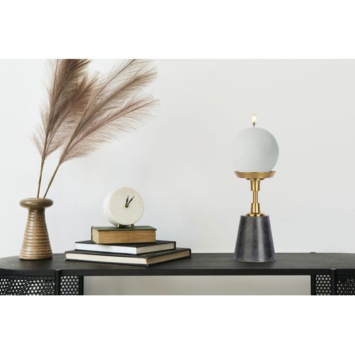 4063074541493 - Kerzenständer KAYOOM Fayya 125 schwarz (goldfarben schwarz) B10cm H22cm T10cm Aluminium Marmor Kerzenhalter Höhe ca 22 cm 4063074541493 - Kerzenständer KAYOOM Fayya 125 schwarz (goldfarben schwarz) B10cm H22cm T10cm Aluminium Marmor Kerzenhalter Höhe ca 22 cm