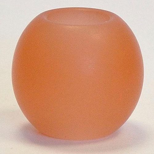 4016478083625 - Gardinenbefestigungen Ersatzteile KUTTI Acrylkugel Schlaufenkugel Ø 25 mm Gr 1 rot (apricot) Ø25cm Acryl Gardinenbefestigungen Deko für Raffrollos und Scheibengardinen
