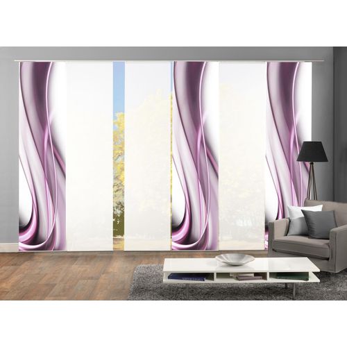 4056751261241 - Schiebegardine HOME WOHNIDEEN ONDAR Gr 1 lila (beere) B60cm H245cm Polyester Gardinen HxB 245x60 inkl Befestigungszubehör 4056751261241 - Schiebegardine HOME WOHNIDEEN ONDAR Gr 1 lila (beere) B60cm H245cm Polyester Gardinen HxB 245x60 inkl Befestigungszubehör
