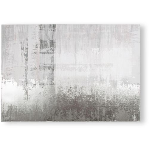 5011583489002 - Leinwandbild LAURA ASHLEY Abstrakt silber (farbe bild(er) silberfarben) B100cm H70cm Bilder Leinwandbild mit Metallic Abstract 70x100 cm
