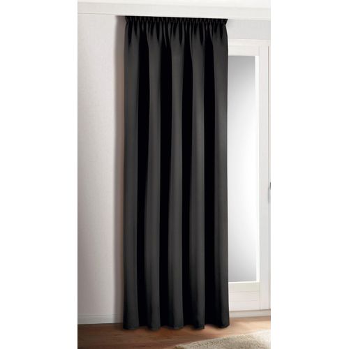 4005241855668 - Vorhang Bernd Gr 1 schwarz B140cm H245cm Polyester Gardinen Fertigschal