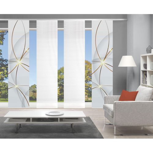 4056751414760 - Schiebegardine VISION S BLINKI rot B60cm H260cm Polyester Gardinen DIGITALDRUCK