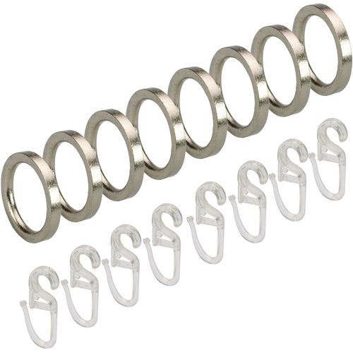4016318280283 - Gardinenring Gardinenbefestigungen Gr 8 St silberfarben (edelstahlfarben) Gardinenringe Gardinenbefestigungen für Gardinenstangen Ø 16 mm 4016318280283 - Gardinenring Gardinenbefestigungen Gr 8 St silberfarben (edelstahlfarben) Gardinenringe Gardinenbefestigungen für Gardinenstangen Ø 16 mm