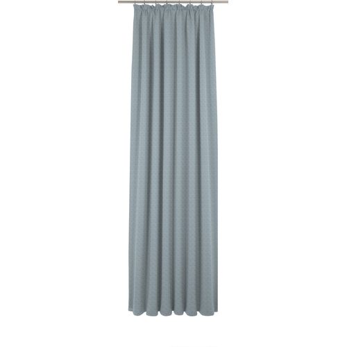 4004567440114 - Vorhang WIRTH Torbole blau Gardinen 295cm Kräuselband 132cm Baumwolle Polyester nach Maß B132cm H295cm 4004567440114 - Vorhang WIRTH Torbole blau Gardinen 295cm Kräuselband 132cm Baumwolle Polyester nach Maß B132cm H295cm