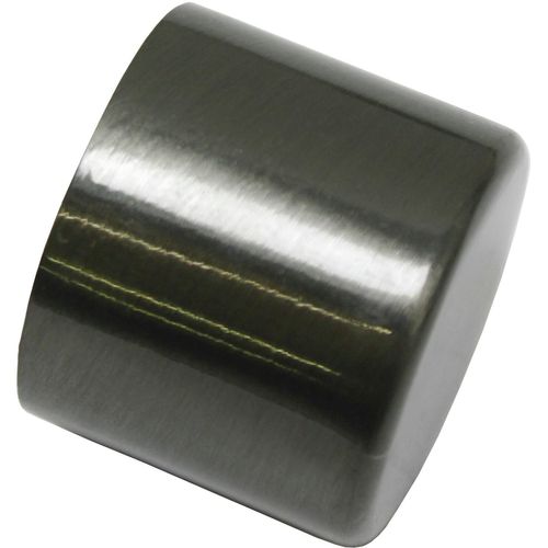 4003018290186 - Gardinenstangen-Endstück Endkappe grau (dunkeltitanfarben) 2 St Gardinenstangenendstücke Serie Einzelprogramm Chicago Ø 20 mm 4003018290186 - Gardinenstangen-Endstück Endkappe grau (dunkeltitanfarben) 2 St Gardinenstangenendstücke Serie Einzelprogramm Chicago Ø 20 mm