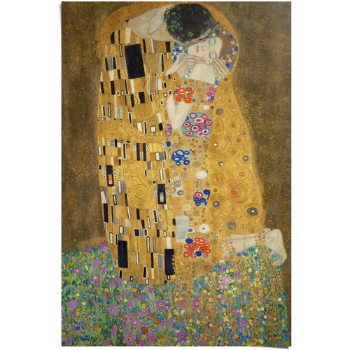 8714597573053 - Poster REINDERS Poster Der Kuss Gustav Klimt gold (farbe bild(er) goldfarben) B61cm H915cm Papier Bilder