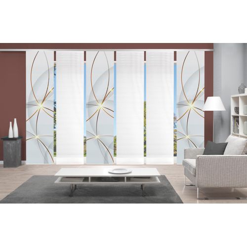 4056751414791 - Schiebegardine VISION S BLINKI rot B60cm H260cm Polyester Gardinen DIGITALDRUCK