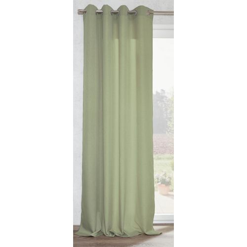 4025358038198 - Vorhang MY HOME Velonia grün (hellgrün) B140cm H245cm Polyester Gardinen stilvoll funktional und pflegeleicht