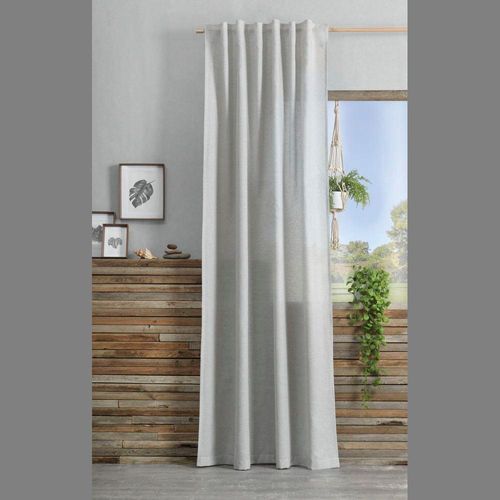 4006470490705 - Gardine HEINE HOME Gardinen Gr 245 cm Multifunktionsband 145 cm silberfarben Halbtransparente Gardinen
