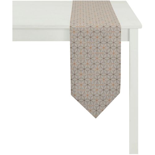 4003440174122 - Tischband APELT 3008 Christmas Elegance Weihnachtsdeko Weihnachten braun (braun goldfarben) B24cm L175cm Polyester Tischdecken 4003440174122 - Tischband APELT 3008 Christmas Elegance Weihnachtsdeko Weihnachten braun (braun goldfarben) B24cm L175cm Polyester Tischdecken