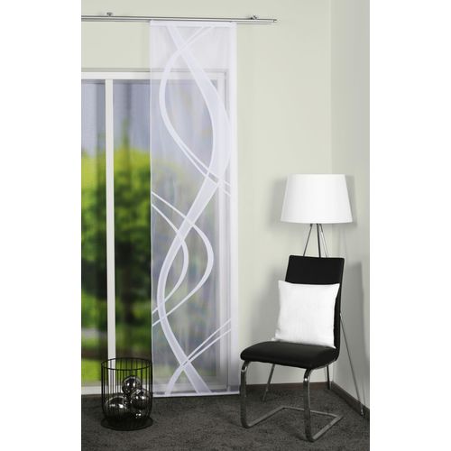 4056751408363 - Schiebegardine HOME WOHNIDEEN TIBASO weiß B57cm H225cm Wirkware Obermaterial 100% Polyester Gardinen transparent 4056751408363 - Schiebegardine HOME WOHNIDEEN TIBASO weiß B57cm H225cm Wirkware Obermaterial 100% Polyester Gardinen transparent