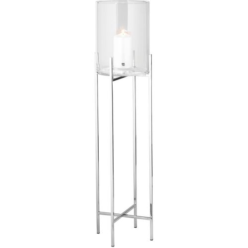 4042911462856 - Windlicht FINK ODEON silber (silberfarben) H101cm Ø25cm Edelstahl Glas Kerzenhalter Kerzenhalter aus Edelstahl und Glas Ø ca 25 cm 4042911462856 - Windlicht FINK ODEON silber (silberfarben) H101cm Ø25cm Edelstahl Glas Kerzenhalter Kerzenhalter aus Edelstahl und Glas Ø ca 25 cm