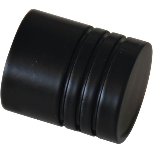 4003018365853 - Gardinenstangen-Endstück Zylinder Gr 1 schwarz (schwarz matt) 2 Stk Gardinenstangenendstücke Serie Einzelprogramm Chicago Ø 20 mm 4003018365853 - Gardinenstangen-Endstück Zylinder Gr 1 schwarz (schwarz matt) 2 Stk Gardinenstangenendstücke Serie Einzelprogramm Chicago Ø 20 mm
