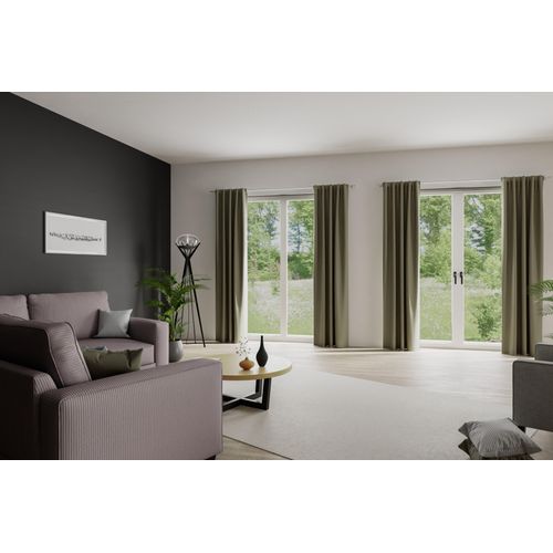 4043343677467 - Vorhang Kalin Gr 1 grün (jade) B140cm H245cm Obermaterial 100% Polyester Gardinen Fertigschal