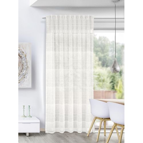 4005241827665 - Gardine Dürer Gr 1 weiß B135cm H245cm Polyester Gardinen Fertigschal