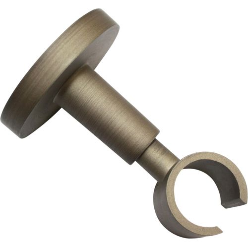 4003018343073 - Gardinenstangenhalter Deckenträger Kira Metall Gardinenstangenhalterungen Gr Länge 6 cm braun (cappuccino) Gardinenstangenhalter Gardinenstangenhalterungen Serie Einzelprogramm Kira Ø 19 mm