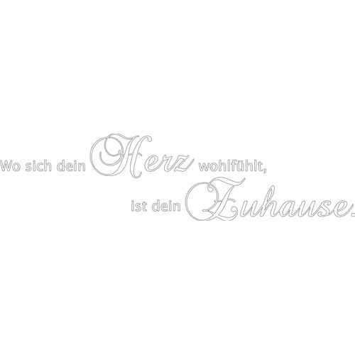 4068222688099 - Wandspruch MY HOME Wo sich dein Herz wohlfühlt ist dein Zuhause weiß B120cm H30cm T01cm Vinyl Wandtattoos Wandaufkleber selbstklebend rückstandslos abziehbar Sticker Spruch 4068222688099 - Wandspruch MY HOME Wo sich dein Herz wohlfühlt ist dein Zuhause weiß B120cm H30cm T01cm Vinyl Wandtattoos Wandaufkleber selbstklebend rückstandslos abziehbar Sticker Spruch