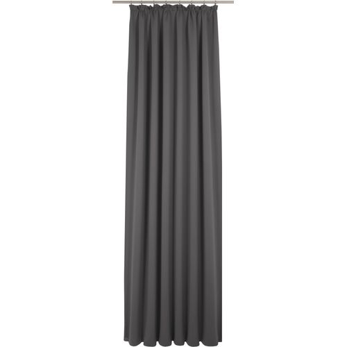 4004567254148 - Vorhang WIRTH Newbury Gardinen Gr 125 cm Kräuselband 65 cm grau Kräuselband Gardine