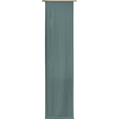 4004567213480 - Schiebegardine WIRTH Torbole Gr 1 blau (petrol) B60cm H145cm Jacquard Baumwolle Polyester Gardinen