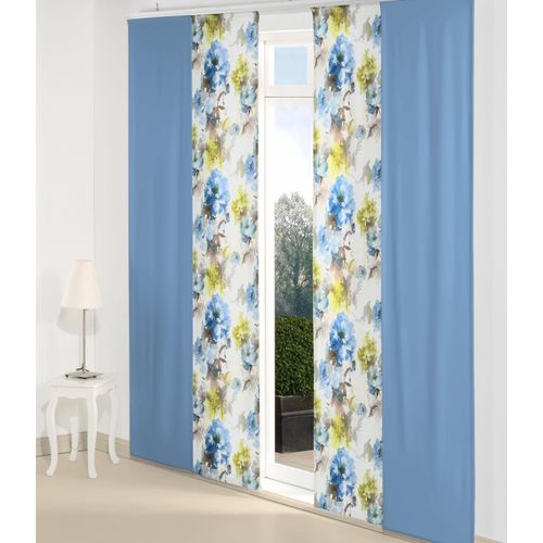 4004567169572 - Schiebegardine WIRTH MOLINELLA Gr 1 blau B60cm H145cm Polyester Gardinen 4004567169572 - Schiebegardine WIRTH MOLINELLA Gr 1 blau B60cm H145cm Polyester Gardinen