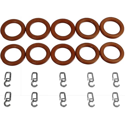 4016318034800 - Gardinenring LIEDECO braun (kirschbaumfarben) Ø28cm Materialmix Gardinenbefestigungen für Gardinenstangen Ø 28 mm 4016318034800 - Gardinenring LIEDECO braun (kirschbaumfarben) Ø28cm Materialmix Gardinenbefestigungen für Gardinenstangen Ø 28 mm